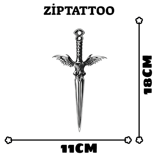 İlahi Kılıç - Orta Boy Dövme