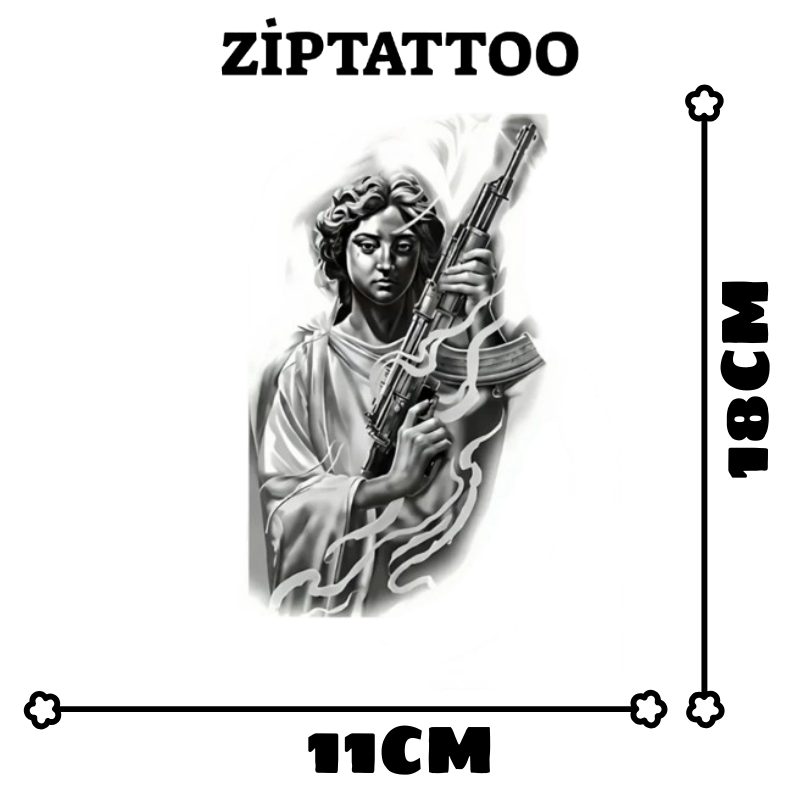 İlahi Koruyucu - Orta Boy Dövme